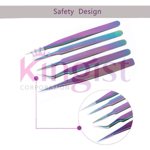 Pinces à cils de qualité supérieure pour une pose de cils de qualité professionnelle, ensemble de pinces à cils pour les artistes en pose de cils - Product Image 3