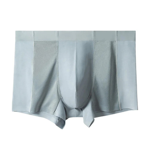 <b>Custom</b> High-Rise Men's Underwear Briefs & <b>Boxer</b> Shorts Seamless 100% Cotton Elastic Band Fitness Style <b>Custom</b> Colors & Logos - Product Image 1