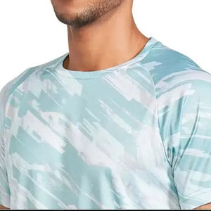 T-shirt décontracté et respirant pour homme, durable et confortable, en tissu mélangé adapté aux saisons - Product Image 6
