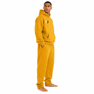 Traje de lana extragrande para hombre, hecho de material de lana cálido, de corte relajado, tacto suave y calor acogedor para uso informal. - Product Image 4