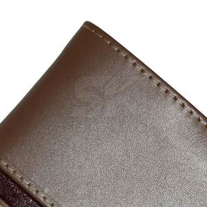 กระเป๋าสตางค์หนังแท้ผู้ชายแบบสั่งทำพิเศษปี 2026 ดีไซน์คุณภาพสูง สีเดียวแบบแยกสี - Product Image 5