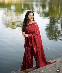 Nouveau sari en rayonne georgette imprimé numérique attrayant, avec chemisier non cousu, pour femmes, pour les fêtes, les mariages, prix de gros, vêtement ethnique - Product Image 3