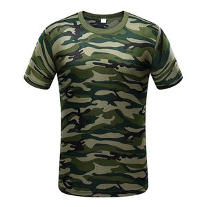 Camiseta de Pesca y Caza Ligera de Camuflaje 100% Algodón de Manga Corta para Hombre, Venta al Por Mayor 2025 - Product Image 3