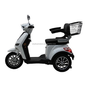 Scooter électrique tout-terrain à 3 roues, autonomie de 60 km, 1000 W, batterie au plomb-acide 20 Ah, contrôle par application, suspension intégrale pour - Product Image 4