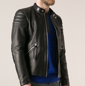2024 Winter Fashion OEM Designs Coated <b>Genuine</b> <b>Leather</b> <b>Jacket</b> for Men Slim Fit Stand Collar Breathable Oversized Top Trending - Product Image 2