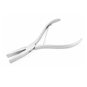 Pince à bec plat en acier inoxydable, outil de précision pour la fabrication de bijoux, 5 pouces, Zetomed Pro - Product Image 1