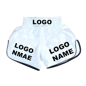 Service OEM, shorts MMA pour hommes, Muay Thai, vente en gros, shorts de boxe en satin pour l'entraînement - Product Image 6