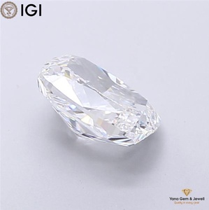 Diamant de laboratoire CVD certifié IGI, taille coussin, clarté VVS1, couleur E, 1,50 carat, pour collection de bijoux de mariée - Product Image 5