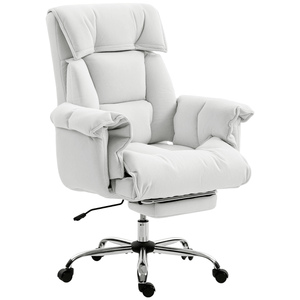 Sedia da Ufficio Comoda in Pelle Sintetica PU con Meccanismo di Regolazione Manuale, Nessuna Spedizione nei Fine Settimana - Product Image 2