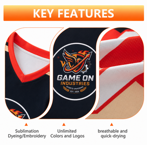 Maillot d'entraînement de hockey sur glace personnalisé de haute qualité pour adultes, sublimé, séchage rapide, respirant, écologique - Product Image 3