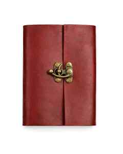 Carnet en cuir de qualité supérieure avec serrure métallique |   Carnet de notes vierge pour les voyages, le dessin, le bureau et les cadeaux, usage personnel et professionnel - Product Image 3