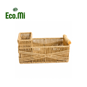 Panier artisanal de haute qualité pour la vente en gros - Prix d'usine - Boîte cadeau 100% tissée à la main en fibre de papier kraft du Vietnam - Product Image 5
