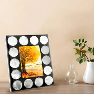 กรอบรูปมุกแท้ฝังมุกประดับตกแต่งอย่างประณีต งานแฮนด์เมดจากดีไซเนอร์ โดย Tradebyd - Product Image 1