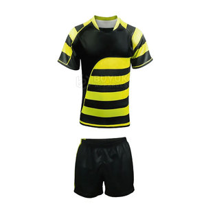 Tenue de rugby durable, respirante, à séchage rapide, légère, pour l'entraînement sportif en équipe, pour hommes adultes, en polyester - Product Image 2