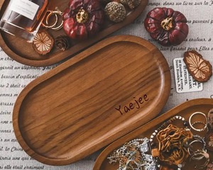 Plateau élégant et moderne en bois d'acacia, finition polie, plateau de service de qualité supérieure, plateau de restauration haut de gamme, plateau en bois d'acacia personnalisé UO - Product Image 2