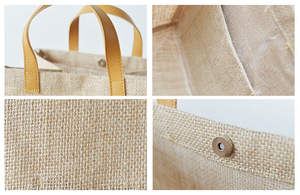 Bolsa de Compras Reutilizable de Yute de Diseño con Estampados Atractivos - Product Image 6