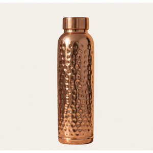 Botella de Agua de Cobre Puro Martillado, Recipiente Ayurvédico de Cobre a Prueba de Fugas para una Hidratación Saludable, Artículos de Bebida de Cobre a Buen Precio - Product Image 1