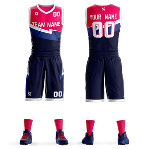 Maillots de basket-ball pour hommes, derniers modèles imprimés, sublimation, confortables, uniformes personnalisés. - Product Image 5
