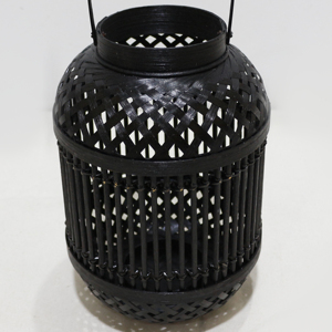 Marco de linterna de algas marinas hecho a mano ecológico, colgante decorativo rústico para exteriores para decoración del hogar - Product Image 3