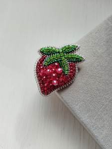 MD HANDICRAFTS Luxury Floral Embroidery Beaded Brooch Pin Handcrafted Designer Statement Jewelry <b>Accessory</b> for Unisex <b>Weddings</b> - Product Image 3