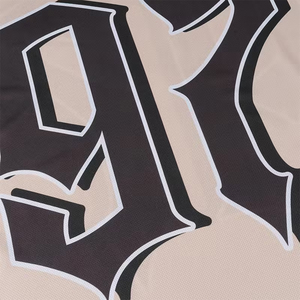 Camisetas de Fútbol Vintage Unisex, Cuello en V, Hombros Caídos, Corte Holgado, Malla Transpirable, con Diseño y Talla Personalizados - Product Image 4