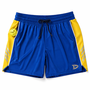 Wholesale Tournament Ready Pickleball <b>Shorts</b> <b>Men</b> <b>Elastic</b> <b>Waist</b> Quick Dry Stretch <b>Shorts</b> - Product Image 2