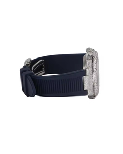 Reloj de Lujo para Hombre, de Acero Inoxidable, Esfera Azul, Movimiento de Cuarzo ETA, Resistente al Agua 3 Bar, Ecológico, Analógico-Digital - Product Image 3
