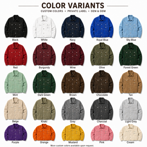 Veste en jean vintage marron personnalisée, écologique, coupe-vent, en coton biologique 360g, style camionneur standard, fabricant OEM ODM marque privée - Product Image 4