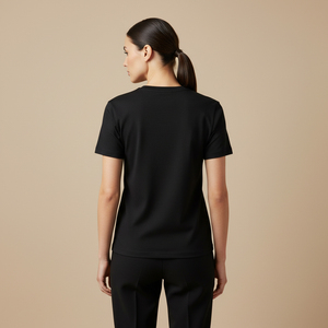 เสื้อยืดกราฟิกประดับเพชรแบบสั่งทำจากโรงงาน เสื้อยืดโอเวอร์ไซส์ผ้าคอตตอนหนานุ่มสไตล์วินเทจ สำหรับเจ้าของแบรนด์ - Product Image 4