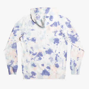 Sudadera con capucha unisex de algodón y felpa para hombre, con logo personalizado, estilo tie-dye, al por mayor para la temporada de otoño, mezcla básica de algodón. - Product Image 5