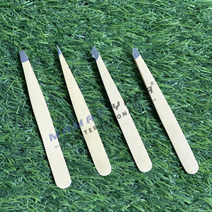 Pince à épiler ultra fine inclinée, professionnelle, en acier inoxydable, pour la suppression des poils du visage et des sourcils, pointe ultra précise, durable - Product Image 6