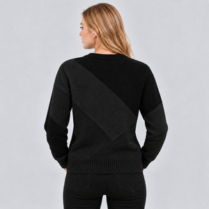 Pull pour femme de haute qualité, conçu en tissu tricoté, léger, chaud, doux au toucher, respirant, confortable et durable. - Product Image 5