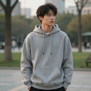 เสื้อฮู้ดแบบสวมหัว ผ้าฝ้ายฟลีซ สวมใส่สบายๆ สำหรับทุกวัน พร้อมบริการรับผลิตแบบ OEM ODM - Product Image 1