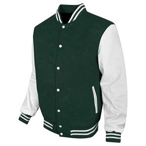 Top Trending Hot Selling Custom Plain Thin Stand Collar University Student Wool Baseball Varsity Jackets in Many Colors - Product Image 5