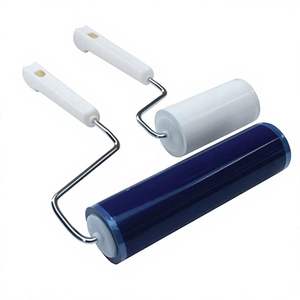 Rodillo Adhesivo para Eliminar Polvo y Pelusas, Rodillo de Limpieza Industrial para Cuartos Limpios, Doble Color Azul y Blanco - Product Image 1