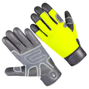 Gants de sécurité anti-coupure de qualité supérieure, résistants et renforcés, en cuir de chèvre pleine fleur, pour mécaniciens - Product Image 5