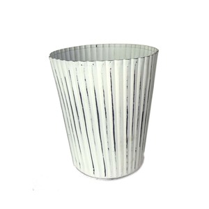 Stylish Round Planter <b>Pot</b> with Decorative Handles for Home Balcony Patio and Garden Plant Display - Product Image 2