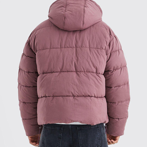 Men Puffer <b>Jacket</b> Water Resistant Winter Outerwear Lightweight Quilted Construction Warm Insulated Fabric Comfortable Fit OEM - Product Image 2