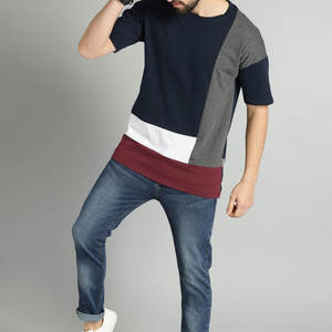 T-shirts de sport à col rond pour hommes, tissu léger et doux, respirant, coupe confortable, fournisseur en gros OEM, vente en gros - Product Image 5