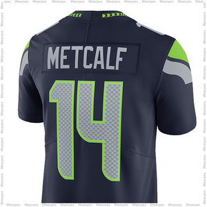 Venta al por Mayor de Camisetas de Fútbol Americano de Alta Calidad con Estampado de 32 Equipos, Bordado Frontal y Pantalones Cortos Transpirables Cosidos para Equipos - Product Image 5