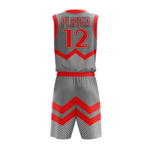 Uniforme de basket-ball 100% polyester, uniforme de basket-ball de bonne qualité, sur mesure, nouveau design - Product Image 3