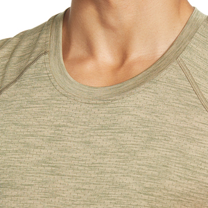 Eco Friendly Breathable Quick Dry Knitted 100% Polyester Men's Gym Workout Fitness Sportswear Tank Top Soft Front Street Style - Product Image 4