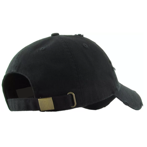 Distressed Washed Unisex Soft High Quality Solid Design Casual Outdoor Vintage Fashion Twill Baseball Caps Adjustable Cotton - Product Image 3