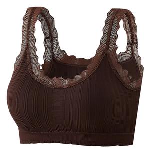 Soutien-gorge de sport sans dos personnalisé de haute qualité avec poche, idéal pour le fitness, le yoga et l'entraînement, vente en gros OEM pour femmes - Product Image 1