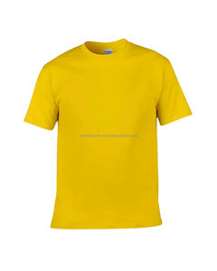 Camiseta de punto bordada con letras formales para hombre, hecha de poliéster/algodón con serigrafía, estilo de patrón sólido - Product Image 1