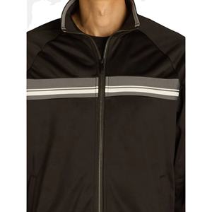 ชุดวอร์มสำหรับผู้ชายชุดวอร์มพิมพ์ลายเองสีและดีไซน์แบบมีซิป - Product Image 2