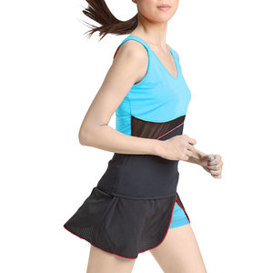Robe de sport Solid Trader Prime avec design sans couture pour un jeu sur le court sans frottement, uniforme de tennis pour femmes - Product Image 3