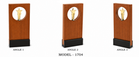 Trophée étoile en bois avec gravure pour les sports et les jeux, plaque de récompense durable