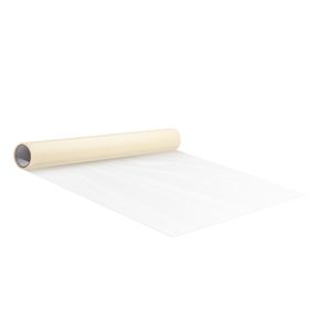 24 \ "X 200 'facile installazione tappeto pellicola di protezione autoadesiva polietilene tappetino auto rotolo di protezione per la superficie del pavimento scudo - Product Image 1