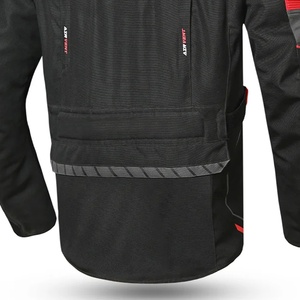 Chaqueta de Motociclismo Deportiva Unisex de Manga Larga, Negra y Roja, Impermeable, Transpirable, de Secado Rápido, Resistente al Viento y a los Rayos UV, para Todas las Carreras - Product Image 6